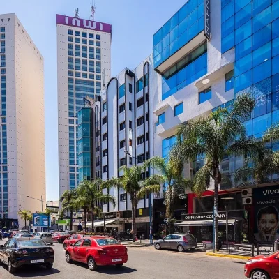 14255558-Morocco-Casablanca-Maarif-district-and-the-Twin-Center